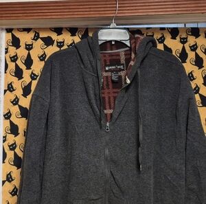 Marino Bay Men's Gray Zip Up Hoodie